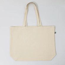 Load image into Gallery viewer, Jumbo Recycled Cotton Canvas Tote Bag