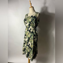 Load image into Gallery viewer, Isa Palm Leaf Side Tie Dress Medium