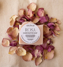 Load image into Gallery viewer, Rosa Rosehip & Geranium Signature Handcrafted Palm Oil Free Soap