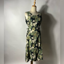 Load image into Gallery viewer, Isa Palm Leaf Side Tie Dress Medium