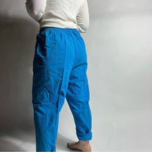 Load image into Gallery viewer, VINTAGE 80s Electric Blue Cape Cod Sportswear Lightweight Pull on Swishy Pants large