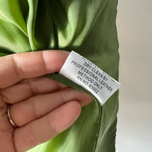 Load image into Gallery viewer, Kelly Spring Green Quilted Suede Jacket Medium
