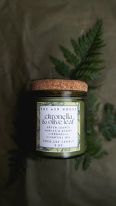 Citronella & Olive Leaf Coco-Soy 9 oz Candle
