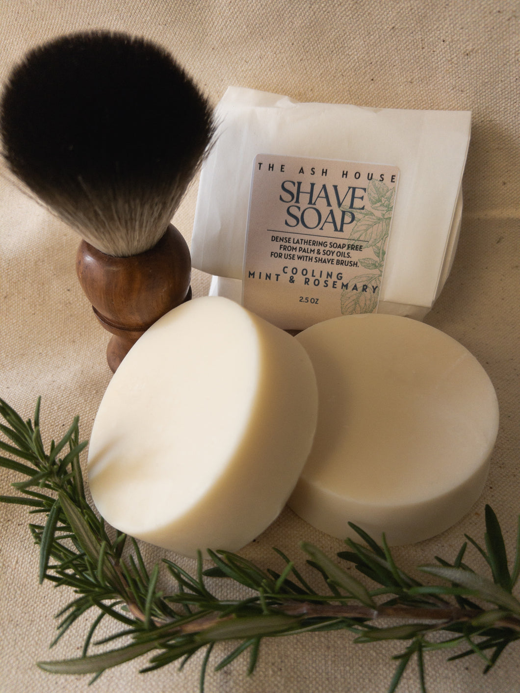 Solid Shave Soap Palm & Soy Free
