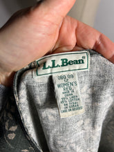 Load image into Gallery viewer, Dolores LL Bean Linen &amp; Cotton Leaf Print Dress Size 12
