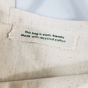 Jumbo Recycled Cotton Canvas Tote Bag