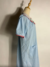 Load image into Gallery viewer, Cheri Cherry Collar Day Dress/Nightgown Large
