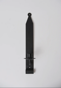 Black Iron Taper Candle Sconce