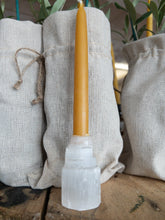 Load image into Gallery viewer, Selenite Holder &amp; Tapers Set
