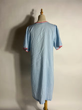 Load image into Gallery viewer, Cheri Cherry Collar Day Dress/Nightgown Large
