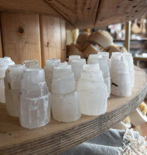 Load image into Gallery viewer, Selenite Holder &amp; Tapers Set

