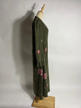 Load image into Gallery viewer, Florence Long Sleeve Rose Wrap Knit Dress-Size 12

