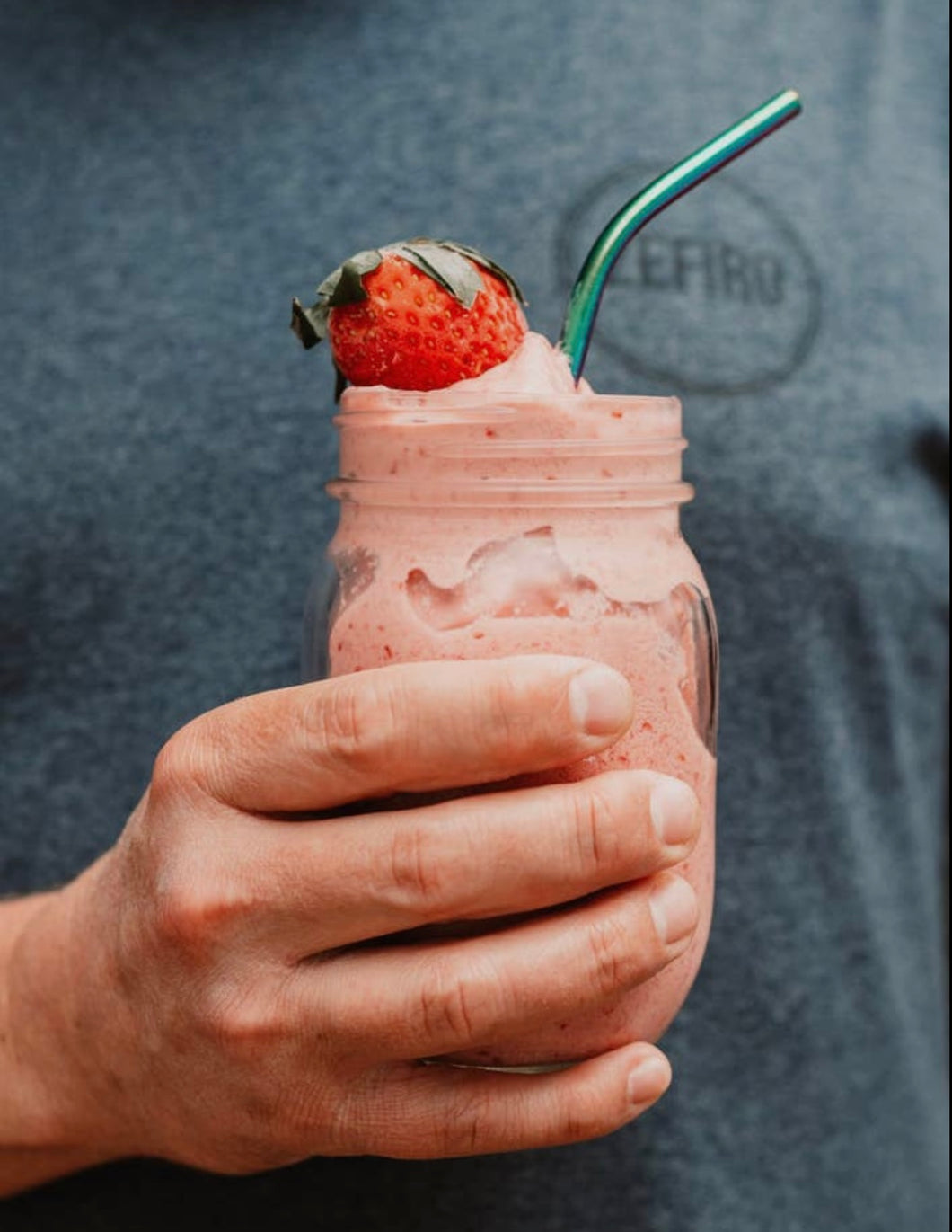 Rainbow Metal Reusable Straw