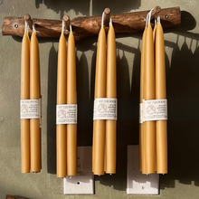 Load image into Gallery viewer, Beeswax Taper Candles 12" Standard
