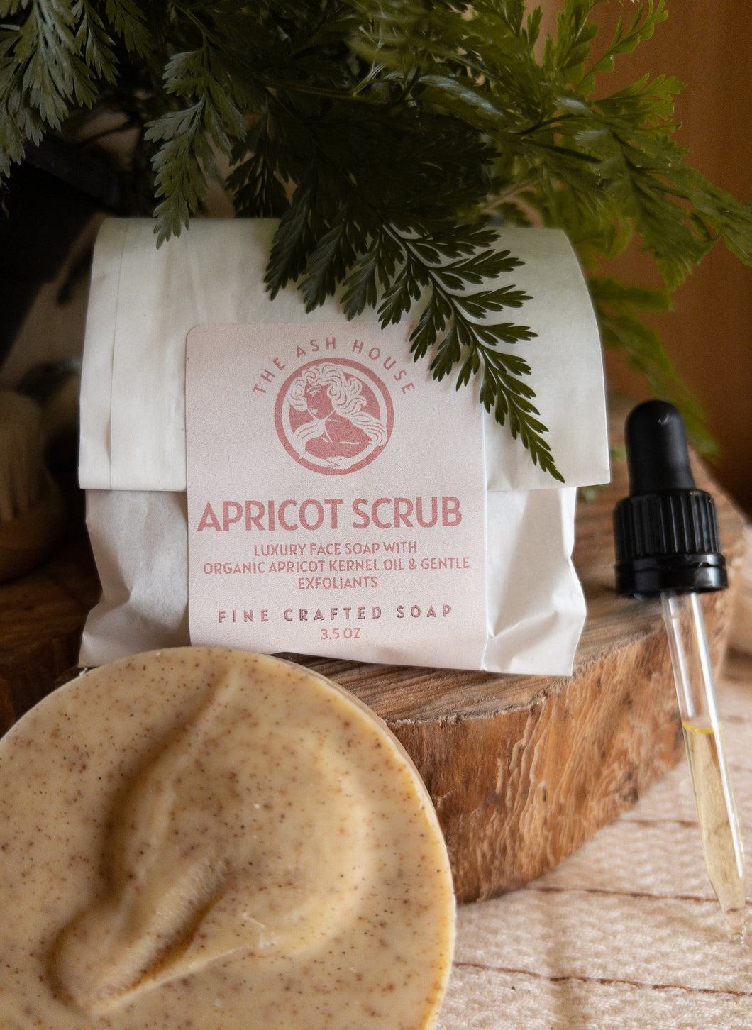 Apricot Scrub Luxury Face Palm Free Soap
