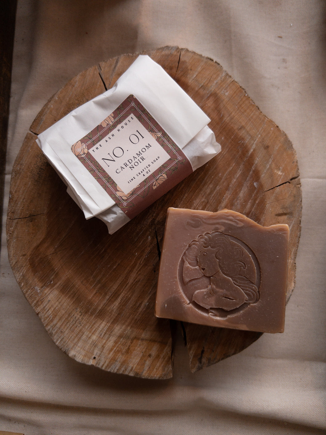 No. 01 Cardamom Noir Handcrafted Bar Soap