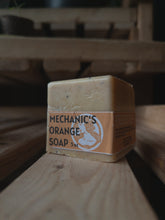 Load image into Gallery viewer, Mechanic’s Orange with Pumice &amp; Tea Tree Handcrafted Soap
