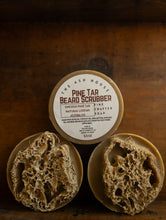 Load image into Gallery viewer, Pine Tar Beard Scrubber Palm Free Soap
