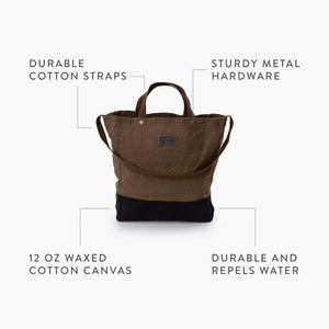 Barebones Neelum Waxed Canvas Tote