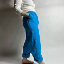 Load image into Gallery viewer, VINTAGE 80s Electric Blue Cape Cod Sportswear Lightweight Pull on Swishy Pants large
