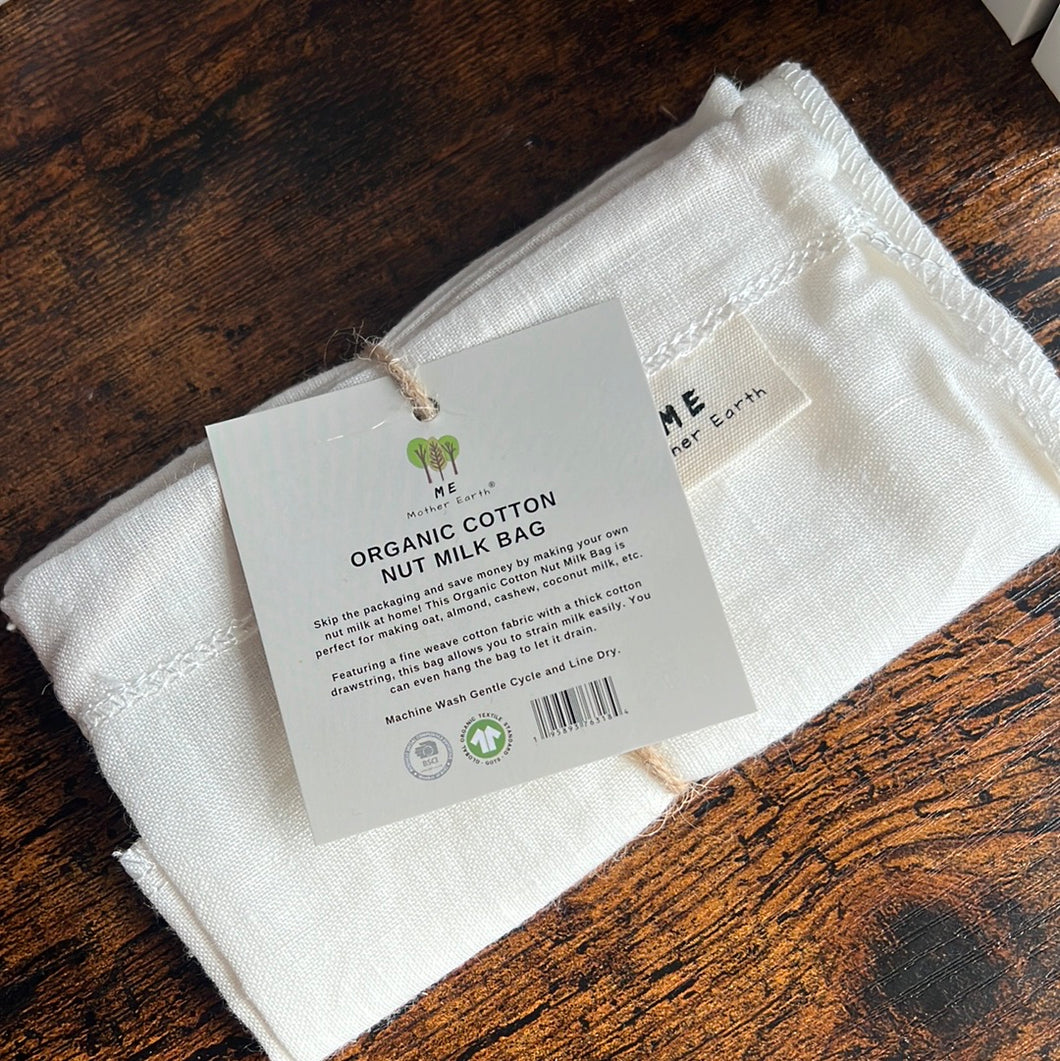 Organic Cotton Nut Milk Bag