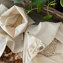 Load image into Gallery viewer, Cotton Muslin Bulk Bags 3 Pack
